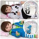Bebe Reborn Panda Jacarezinho Gêmeos 46cm Com Itens Enxoval Bebe Reborn Panda Jacarezinho Gêmeos 46cm Com Itens Enxoval