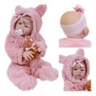 Bebê Reborn Pode dar banho Senta Silicone Plush