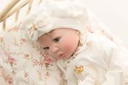Bebê Reborn Princesa Boneca Senta Silicone
