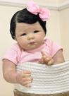 Bebê Reborn Princesa Realista Ana Dolls Corpo Inteiro Vinil Siliconado Pode Tomar Banho 50cm Enxoval Completo PRONTA ENTREGA
