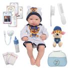 Bebê Reborn Realista Careca Patrulha Canina Bolsa Kit Itens