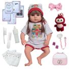 Bebê Reborn Realista Enxoval Completo Labubu Pelúcia Bolsa