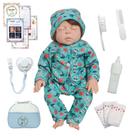 Bebe Reborn Realista Fio a Fio Dormindo Bolsa Kit Acessórios Bebe Reborn Realista Fio a Fio Dormindo Bolsa Kit Acessórios