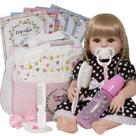 Bebe Reborn Realista Laura Loira Recém Nascida Itens Bolsa Bebe Reborn Realista Laura Loira Recém Nascida Itens Bolsa