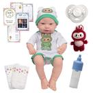 Bebe Reborn Realista Lucca Roupa Labubu Com Pelúcia E Itens