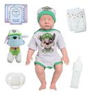 Bebe Reborn Realista Masculino Enxoval Patrulha Canina