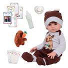 Bebê Reborn Realista Masculino Que Fala 100% Silicone