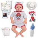 Bebê Reborn Realista Masculino Silicone Patrulha Canina