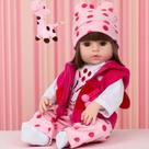 Bebe Reborn Realista Menina Girafinha Pode Dar Banho 46cm