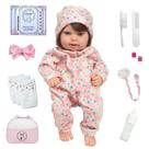 Bebe Reborn Realista Menina Princesa Silicone Fio a Fio