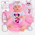 Bebe Reborn Realista Menina Silicone Pode Dar Banho Envio Imediato