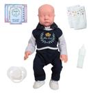Bebê Reborn Realista Olhos Fechados com Acessórios Fofos