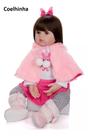 Bebê Reborn Realista Panda 47cm Npk