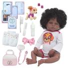 Bebe Reborn Realista Silicone Cabelo Cacheado Fofinha Itens