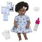 Bebê Reborn Recém Nascida 100% Vinil Com Kit Acessórios