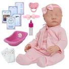 Bebê Reborn Recém Nascida Pode Dar Banho Brinquedo Infantil