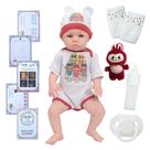 Bebe Reborn Relista Abigail Corpo Silicone Roupa Labubu