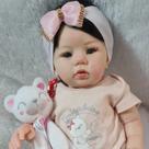 Bebe reborn silicone pode dar banho