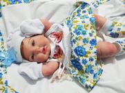 Bebe reborn silicone pode dar banho