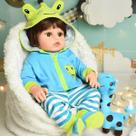 Bebê Sweetie Reborn (R) Menino Girafinha Silicone-doll 48cm