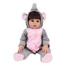 Bebê Sweetie Reborn Roupinha De Elefante Fantasia Especial