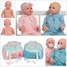 Bebê Tipo Reborn Gêmeos Casal Realista + Bolsa Acessórios