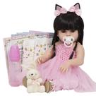 Bebe Tipo Reborn Morena Princesa Bailarina 46cm Pode Banho