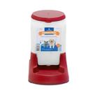 Bebedouro Alvorada Prático Auto Vermelho para Cães e Gatos 3l
