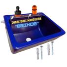 Bebedouro Automático 15L Azul Cocho de Água Abecel