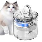Bebedouro Automático Com Torneira Transparente Fonte De Água 2L
