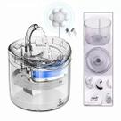 Bebedouro Automático Com Torneira Transparente Fonte De Água 2L