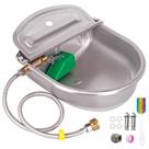 Bebedouro automático para cavalos PAMUNULA 4L em aço inoxidável Bebedouro automático para cavalos PAMUNULA 4L em aço inoxidável