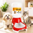 Bebedouro Automatico Vermelho Caes Gatos Agua 2L Bebida Pet Bebedouro Automatico Vermelho Caes Gatos Agua 2L Bebida Pet
