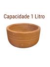 Bebedouro barro artesanal envernizado para cães e gatos cerâmica 1L 2L 4L