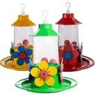 BEBEDOURO BEIJA FLOR Chapéu com Poleiro 250 ml JEL PLAST PASSARINHOS AVES
