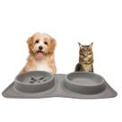 Bebedouro Comedouro Silicone 2 Em 1 Cachorro Gato Pet Agua Comida Raçao Dobravel Portatil Passeio Viagem Caminhada