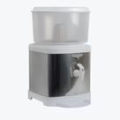 Bebedouro de Água com Filtro em Inox com Base De Barro e Suporte armazenamento 6L