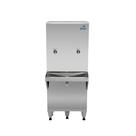 Bebedouro de Coluna Industrial 2 Torneiras 50 Litros Frisbel RAO5 Inox 220V