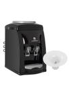 Bebedouro de Mesa Furador Galão Compressor Preto Inox Karina