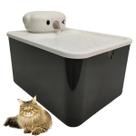 Bebedouro Fonte de Agua Gato Cao Pet Cachorro Animal de Estimaçao Sensor Presença Luz UV 2 Modos Bateria Recarregavel USB Silencioso Automatico