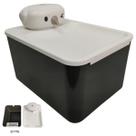 Bebedouro Fonte de Agua Gato Pet Cao Felino Cachorro 2 Modos Sensor Presença Luz UV Bateria Recarregavel USB Automatico Silencioso Animal de Estimaçao