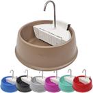 Bebedouro Fonte Gatos Cachorros Cães 1,5L Filtro Carvão Ativado Bivolt Joy Furacão Pet Marrom