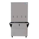 Bebedouro Industrial Coluna Knox 200L 4 Torneiras Geladas Inox 220V (KX20-D 4T)