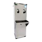 BEBEDOURO INDUSTRIAL DE AGUA GELADA PURIFICADOR DE COLUNA EM AÇO INOX 25L 220v 2 TORNEIRAS ECOBLU