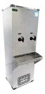 Bebedouro industrial de agua gelada purificador de coluna em aço inox 50l 127v 2 torneiras ecoblu