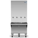 Bebedouro Industrial de Coluna Frisbel 200 Litros 3 Torneiras Gelada e 1 Natural Inox - 110V