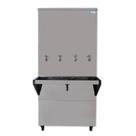 Bebedouro Industrial de Coluna Knox 200 Litros 3 Torneiras Geladas e 1 Torneira Natural Inox - 110V Bebedouro Industrial de Coluna Knox 200 Litros 3 Torneiras Geladas e 1 Torneira Natural Inox - 110V