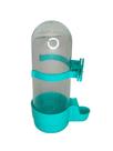 Bebedouro Médio Verde 110ml C/ Presilha para Passaros Pet Gaiolas