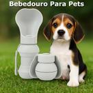 Bebedouro Para Pets Portátil Dobrável Viagens Passeios Lazer Silicone Caminhadas Água Fresca Sede