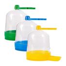 Bebedouro para Sabiá Jel Plast Cores Mistas 250ml - Embalagem com 12 Unidades (SORTIDO)